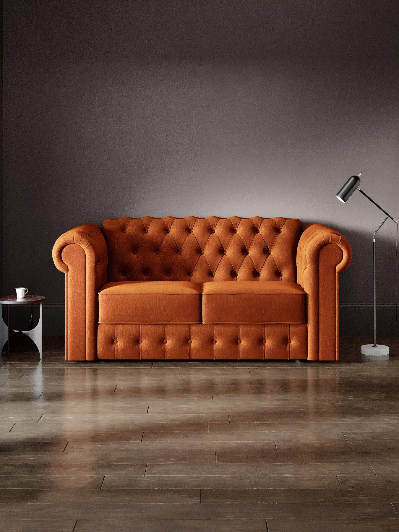 Jaybe Chesterfield Two Seater Sofa Bed With E-sprung Mattress