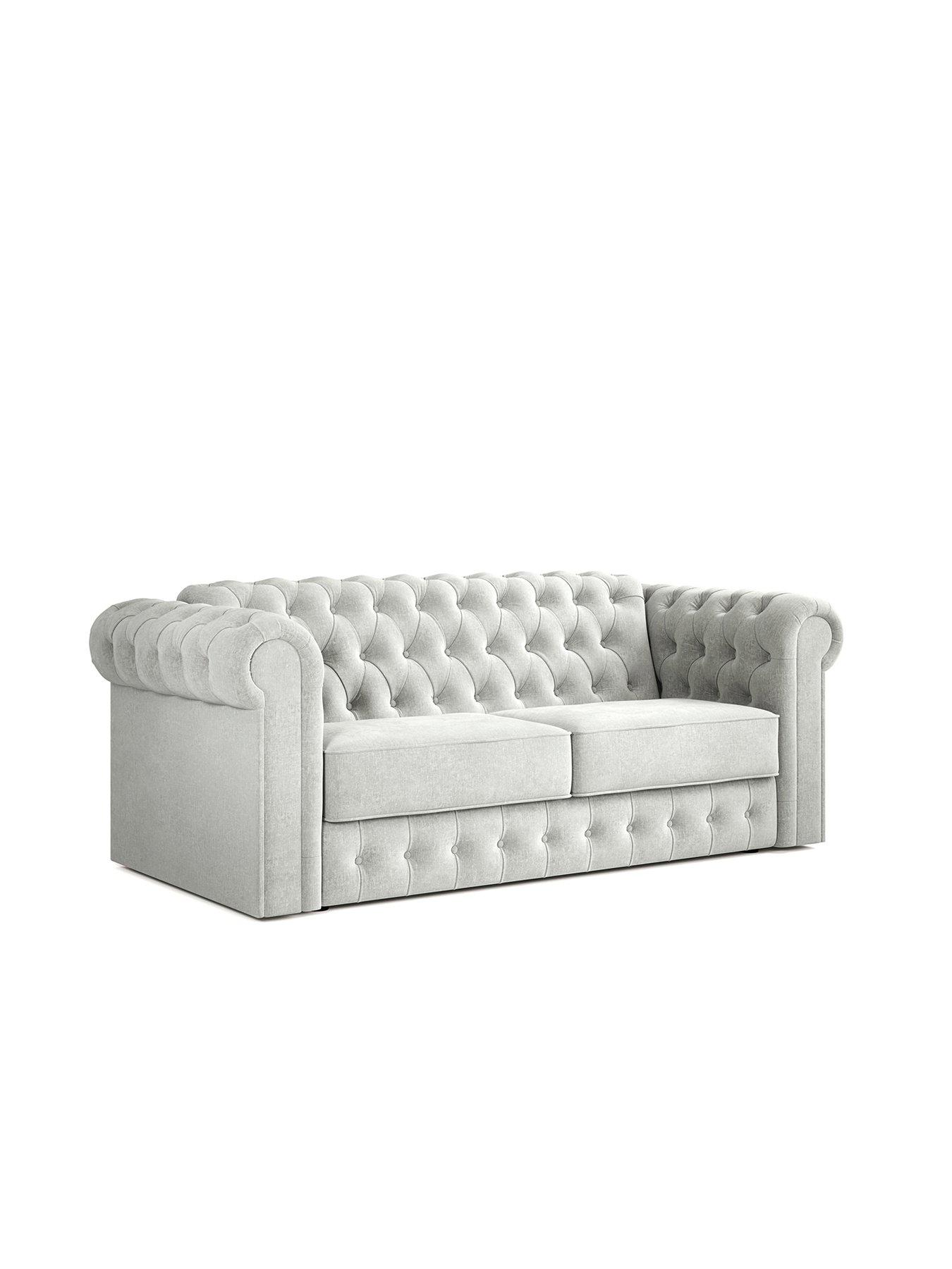 Jaybe Chesterfield Three Seater Sofa Bed With E-sprung  Mattress