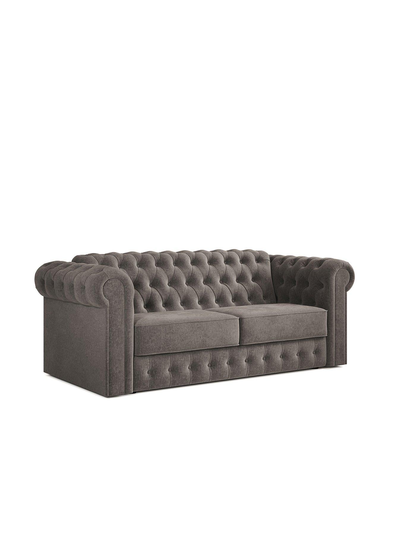 Jaybe Chesterfield Three Seater Sofa Bed With E-sprung Mattress