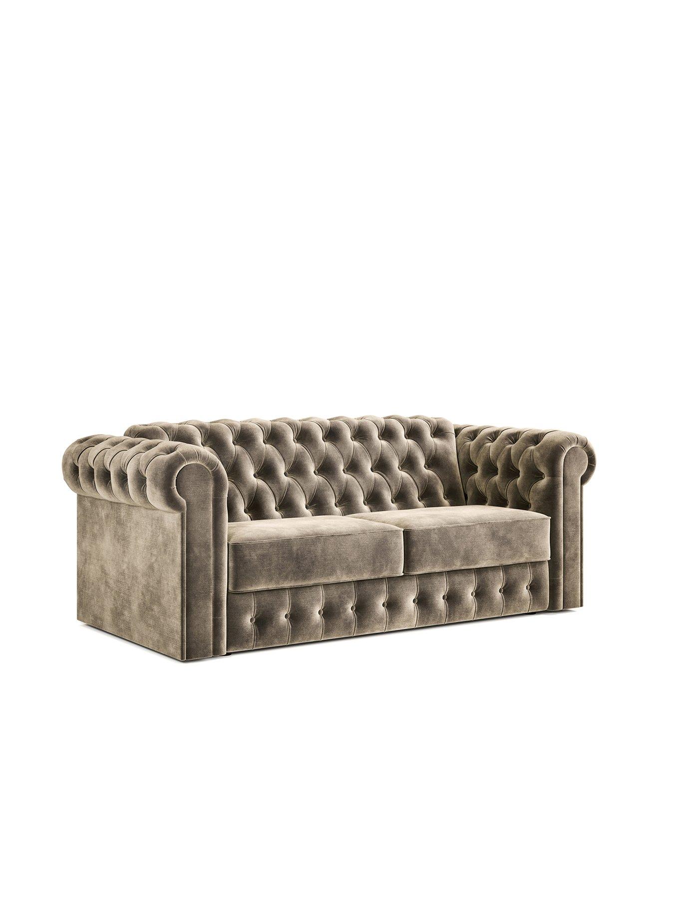 Jaybe Chesterfield Three Seater Sofa Bed With E-sprung  Mattress
