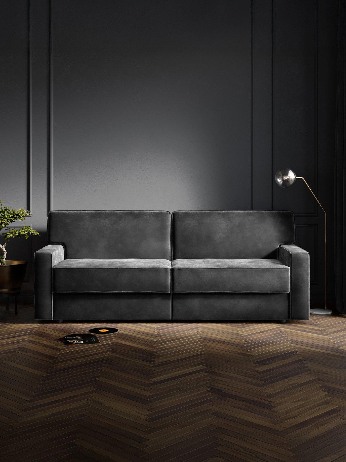 Image 1 of 8 of Jaybe Linea Four Seater Sofa Bed With E-sprung Mattress