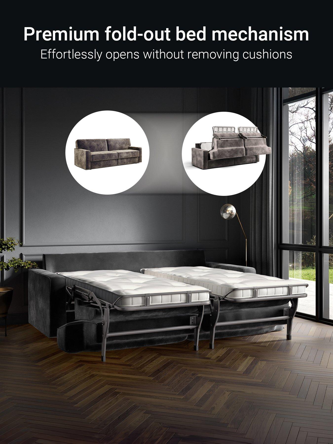 Image 3 of 8 of Jaybe Linea Four Seater Sofa Bed With E-sprung Mattress