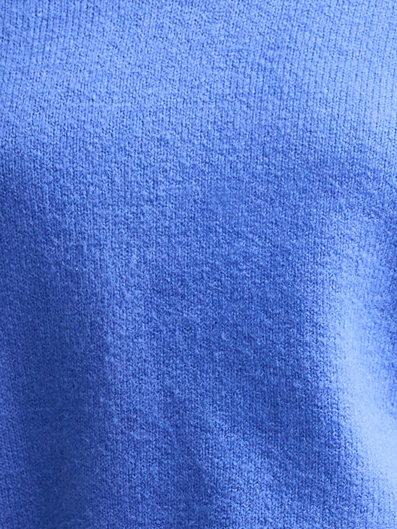  image of new-look-bright-blue-crew-neck-jumper