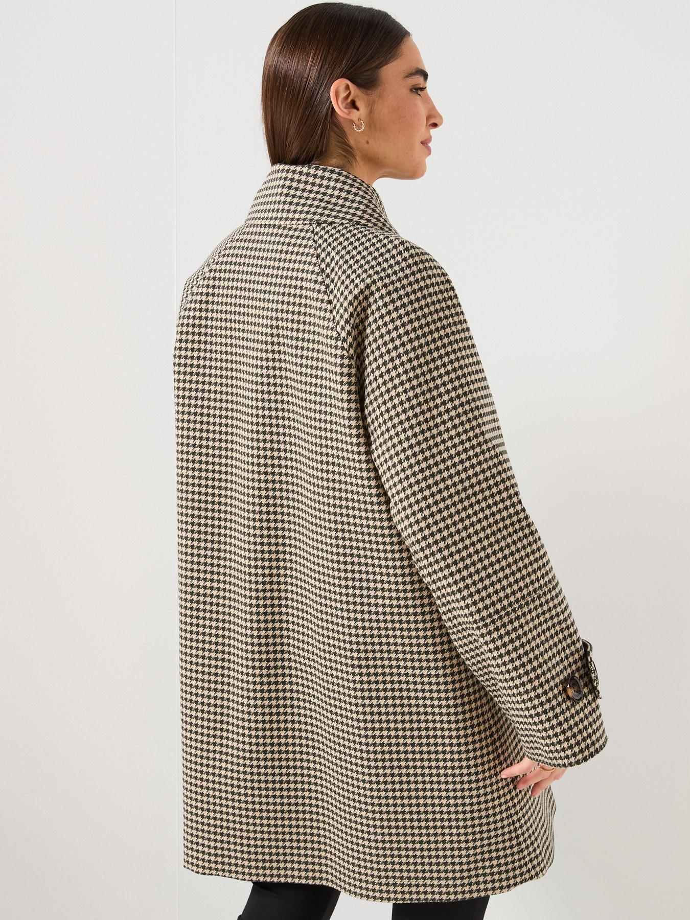 stillFront image of barbour-kennedy-check-showerproof-jacket-beige