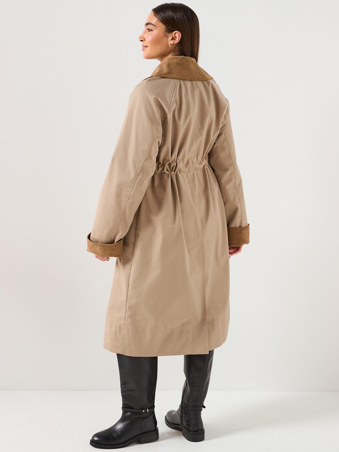 stillFront image of barbour-reagan-showerproof-jacket-beige