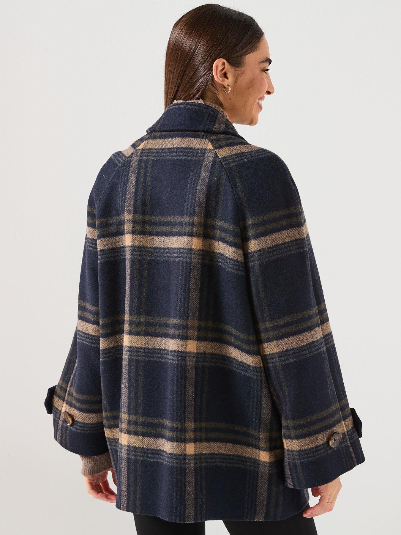 stillFront image of barbour-tara-wool-coat--navy