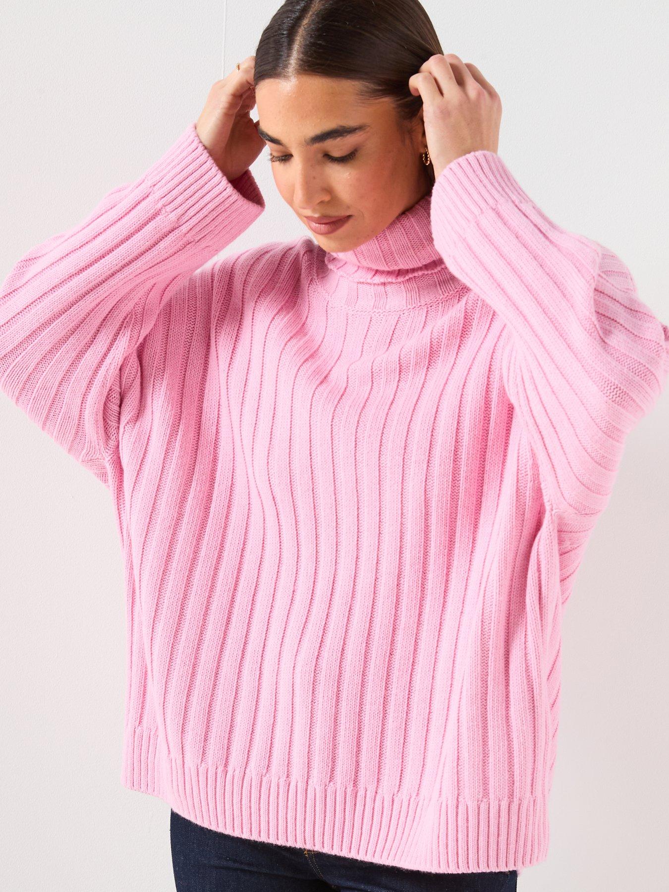  image of barbour-maeve-knitted-jumper--pink