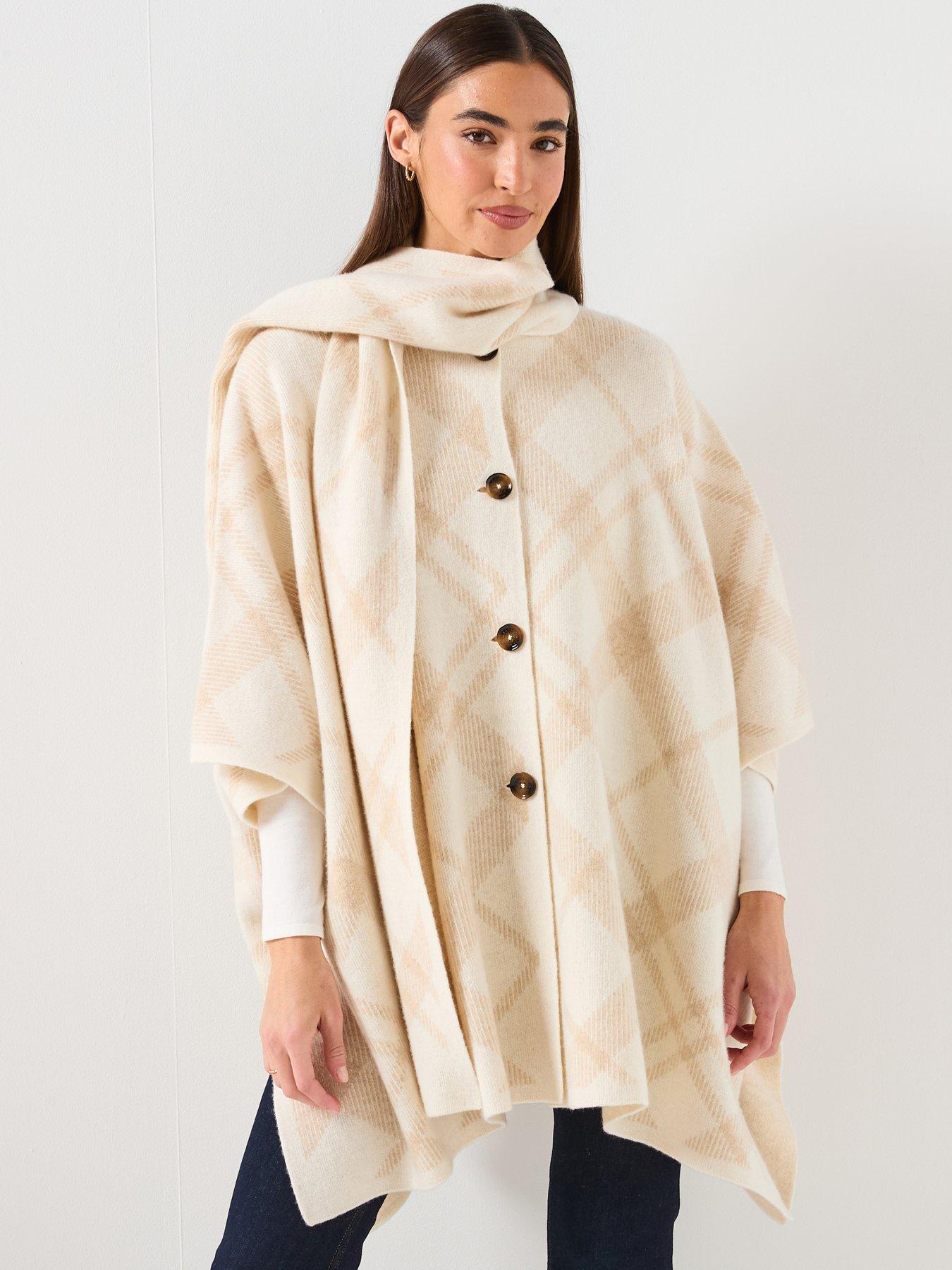  image of barbour-vienna-knitted-cape--beige