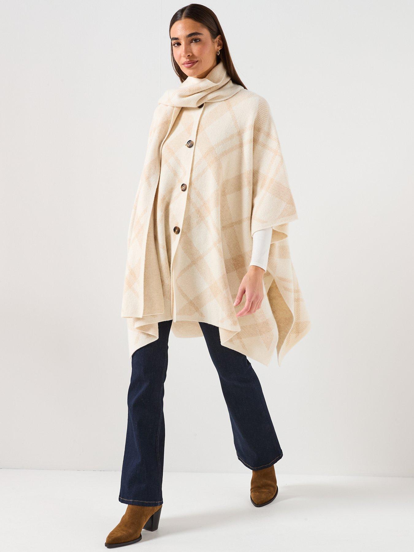  image of barbour-vienna-knitted-cape--beige