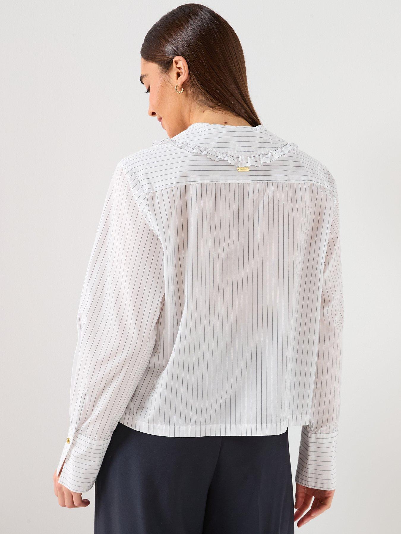  image of barbour-avery-shirt-white