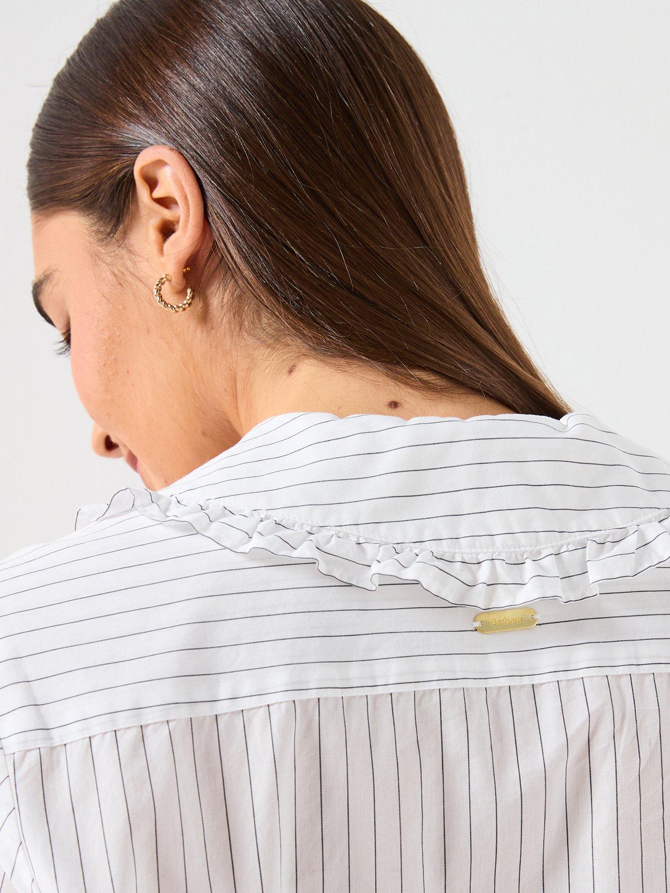  image of barbour-avery-shirt-white