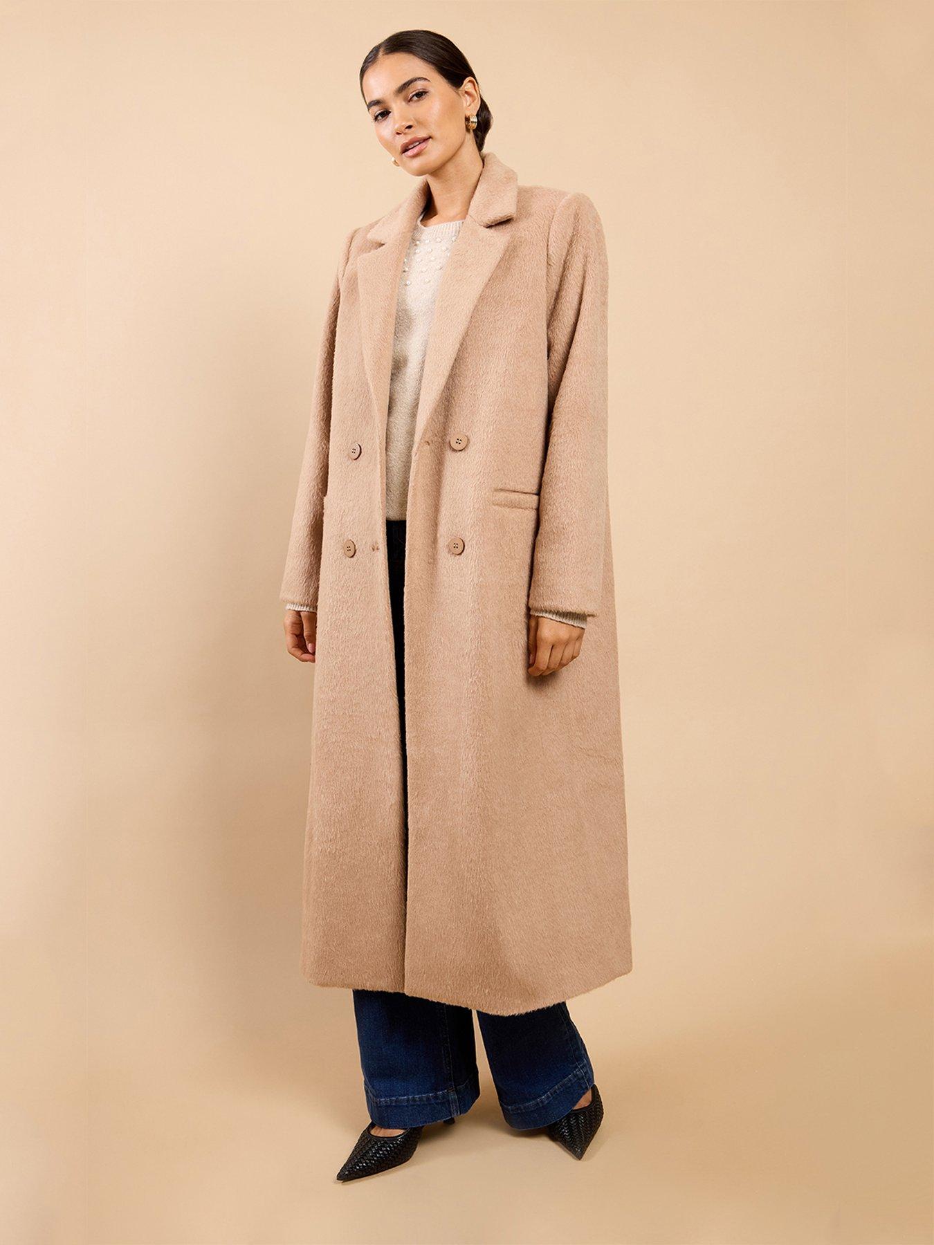 undefined Elea Coat - Oatmeal Beige