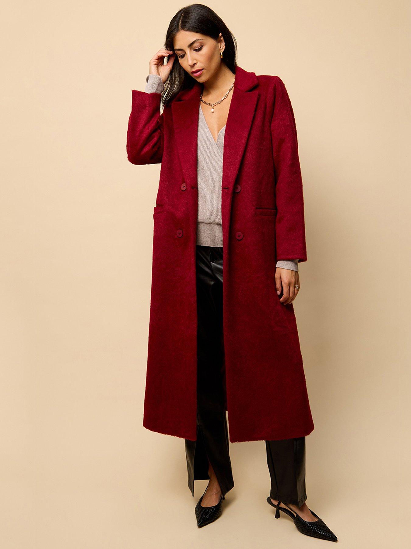 Little Mistress Elea Coat - Cherry Red