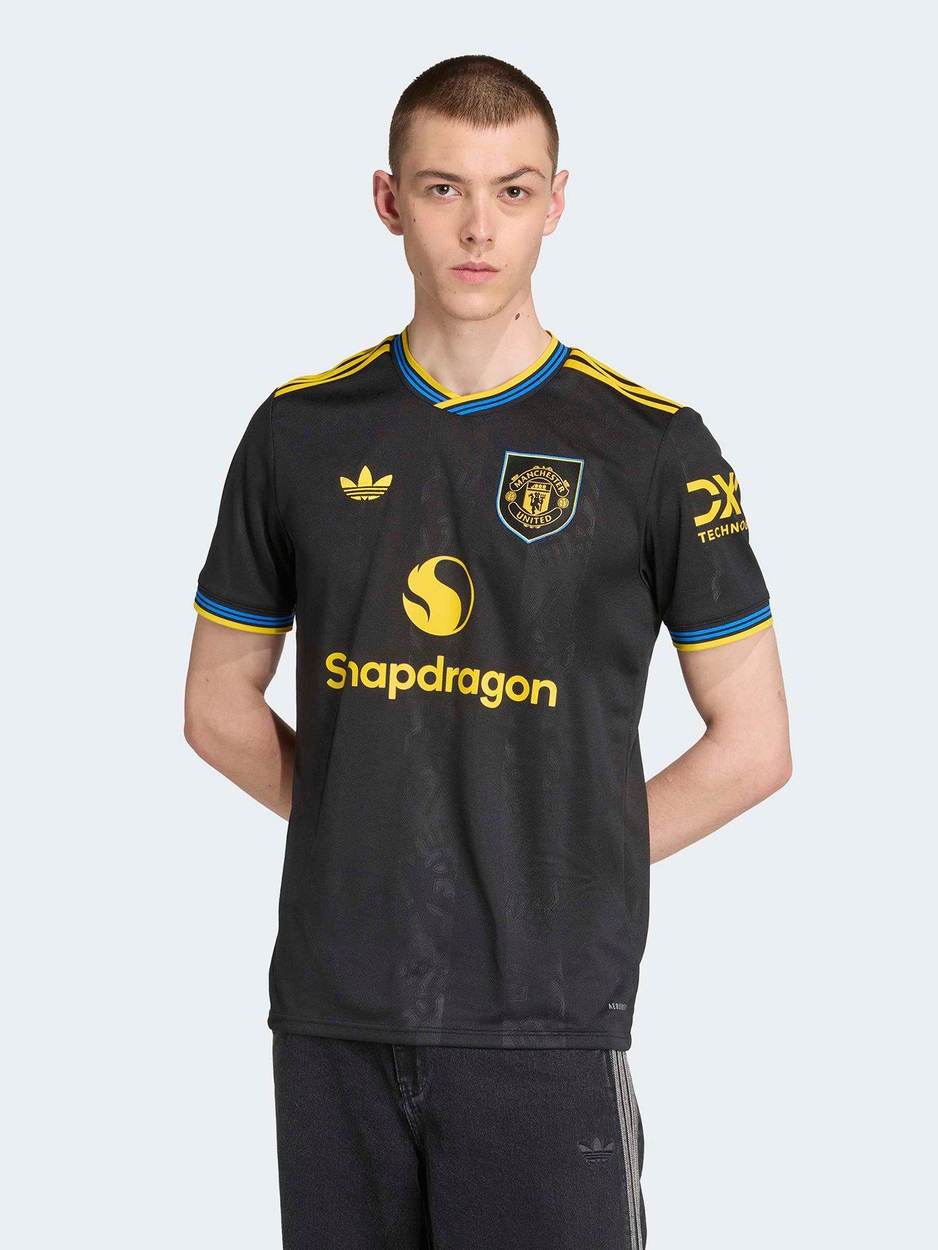 undefined Manchester United Mens 25/26 3rd Stadium Replica Shirt - Black