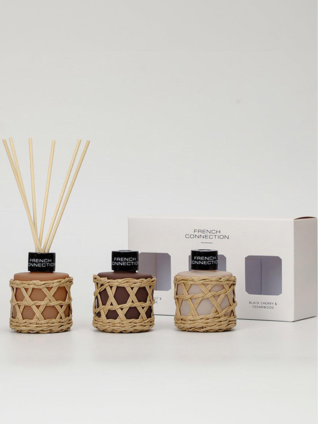 French Connection Bamboo Collection 3 Piece Gift Set: Diffuser 3 X 50ml