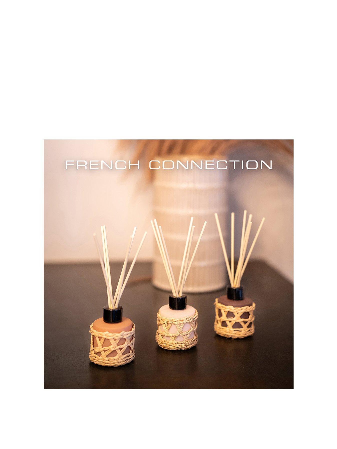 French Connection Bamboo Collection 3 Piece Gift Set: Diffuser 3 X 50ml ...
