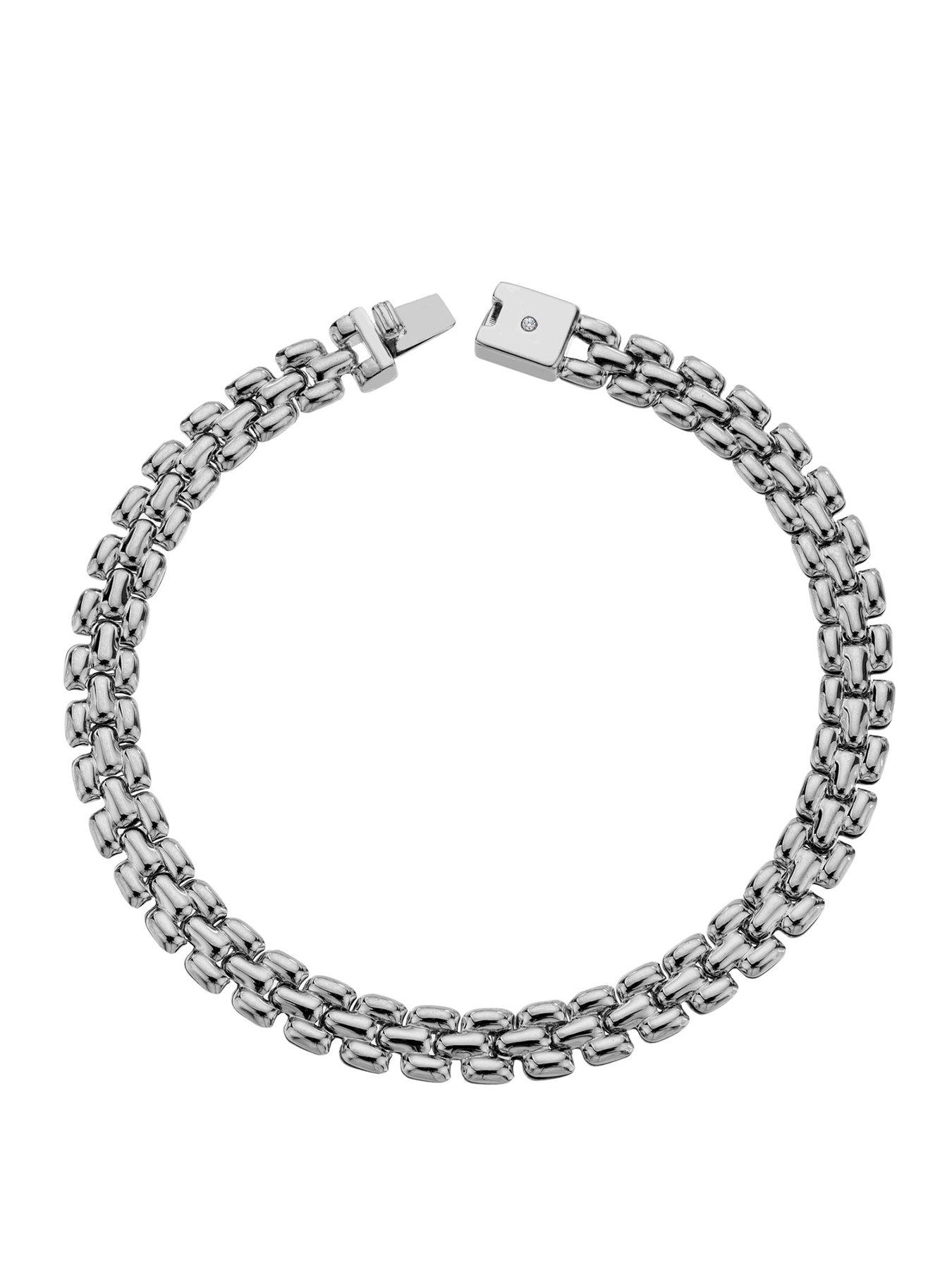  image of hot-diamonds-woven-chain-bracelet