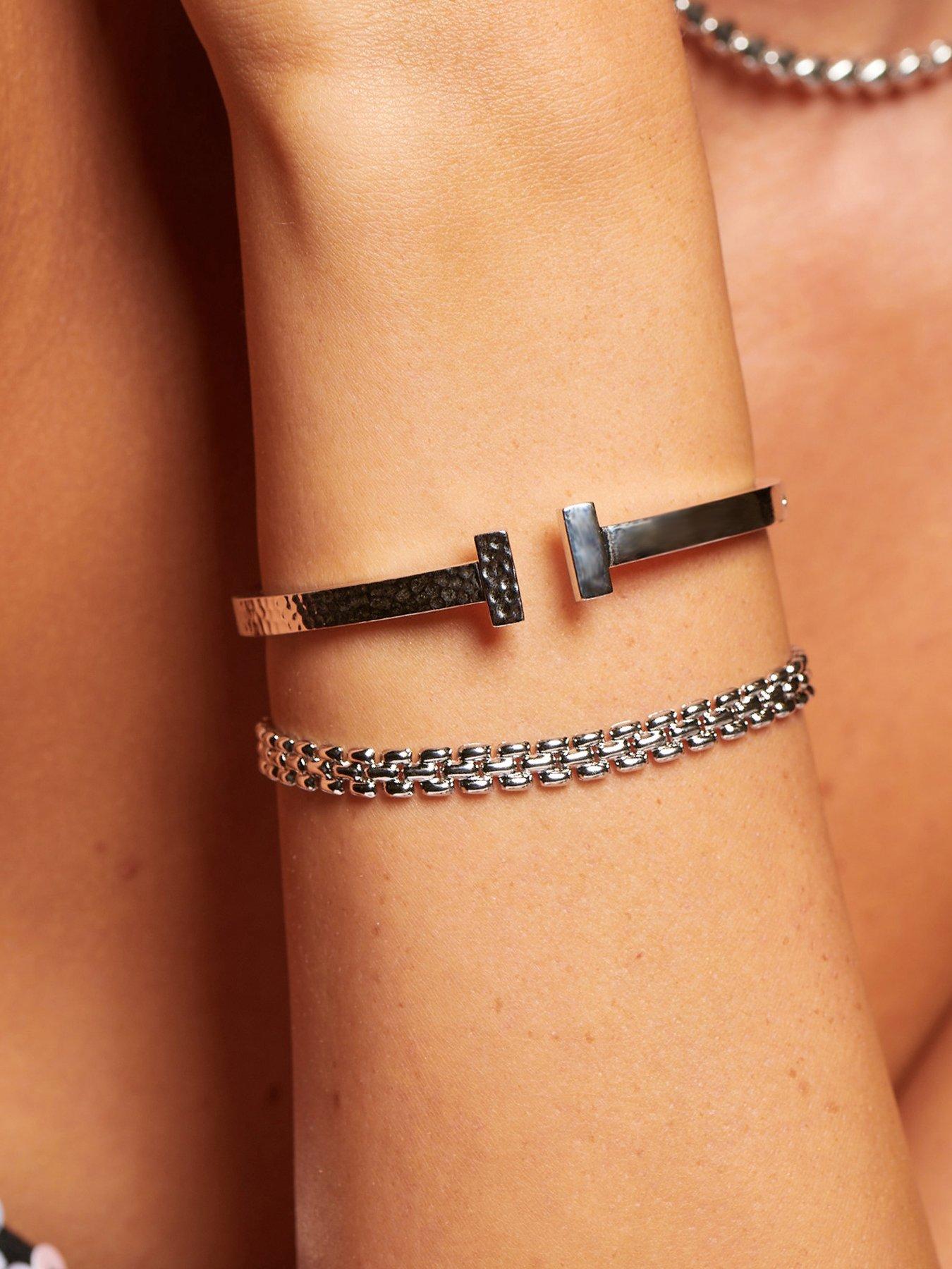  image of hot-diamonds-woven-chain-bracelet