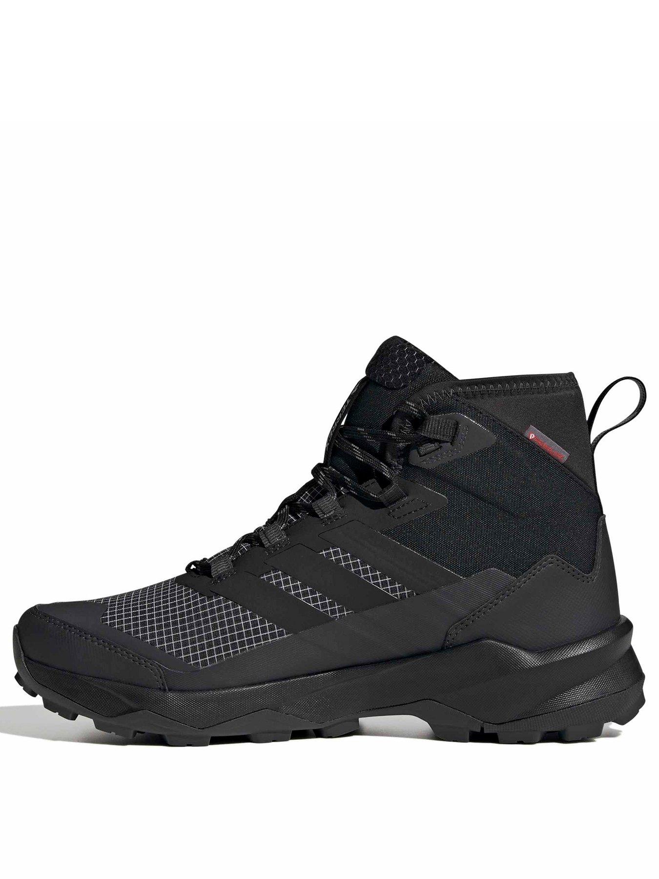  image of adidas-terrex-mens-skychaser-ax5-mid-goretex-climawarm-walking-boots-black