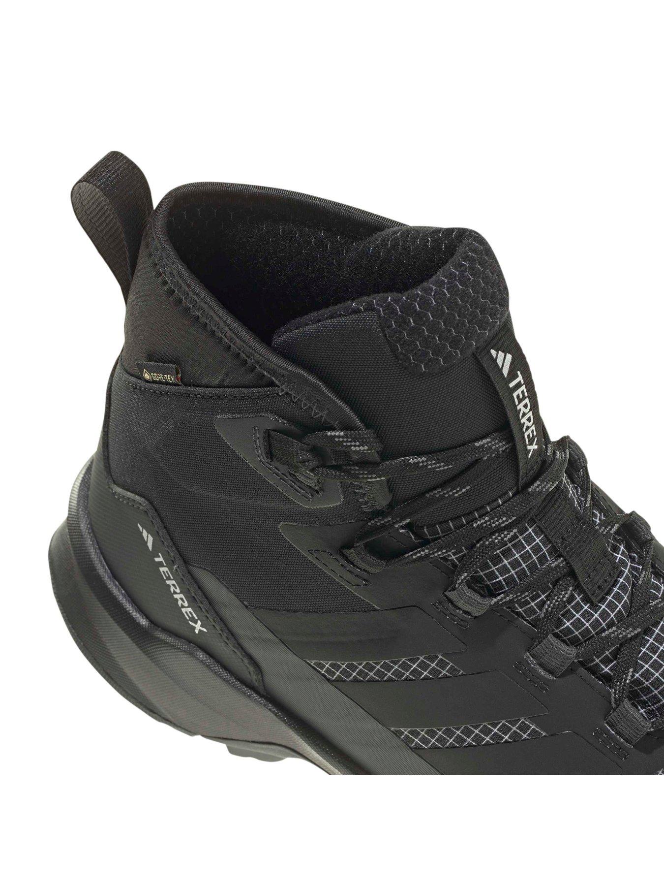  image of adidas-terrex-mens-skychaser-ax5-mid-goretex-climawarm-walking-boots-black