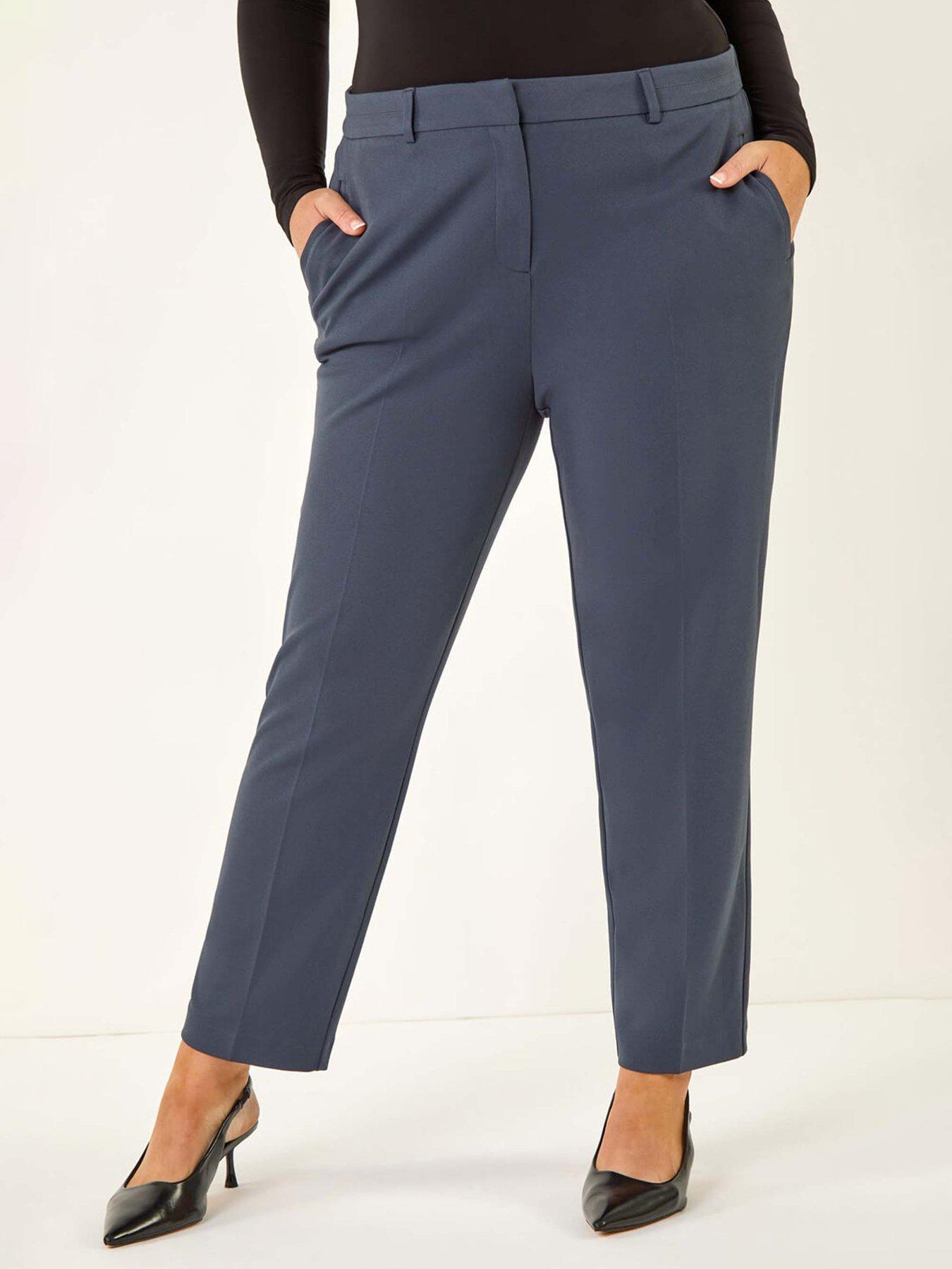  image of roman-curve-straight-leg-trouser-grey