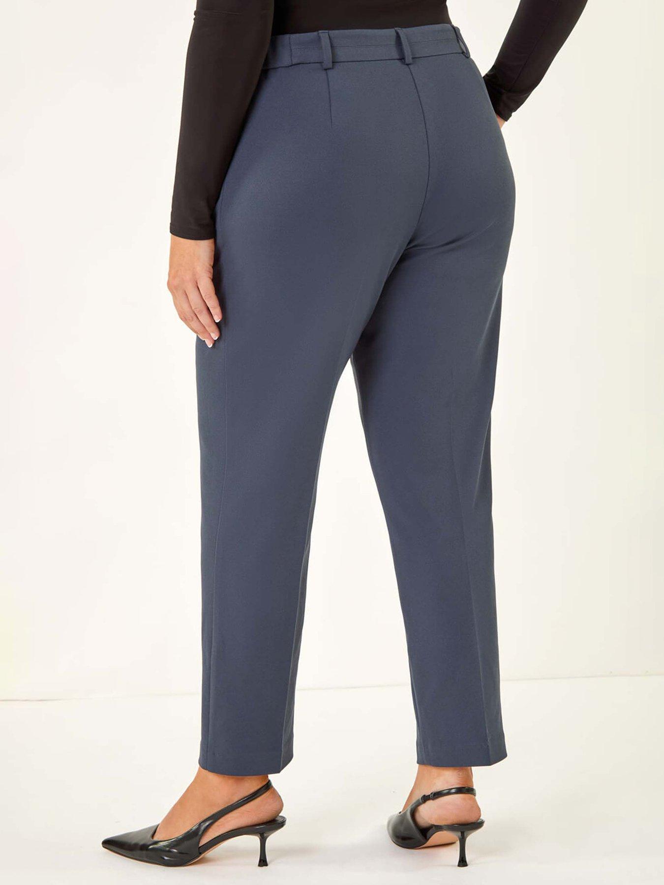  image of roman-curve-straight-leg-trouser-grey