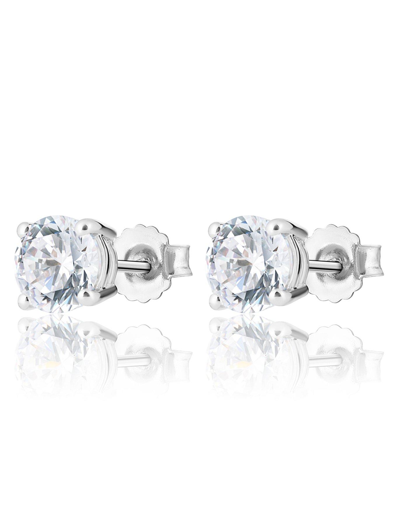 Image 3 of 5 of Love DIAMOND 2.00ct Diamond Stud Earrings Lab Grown