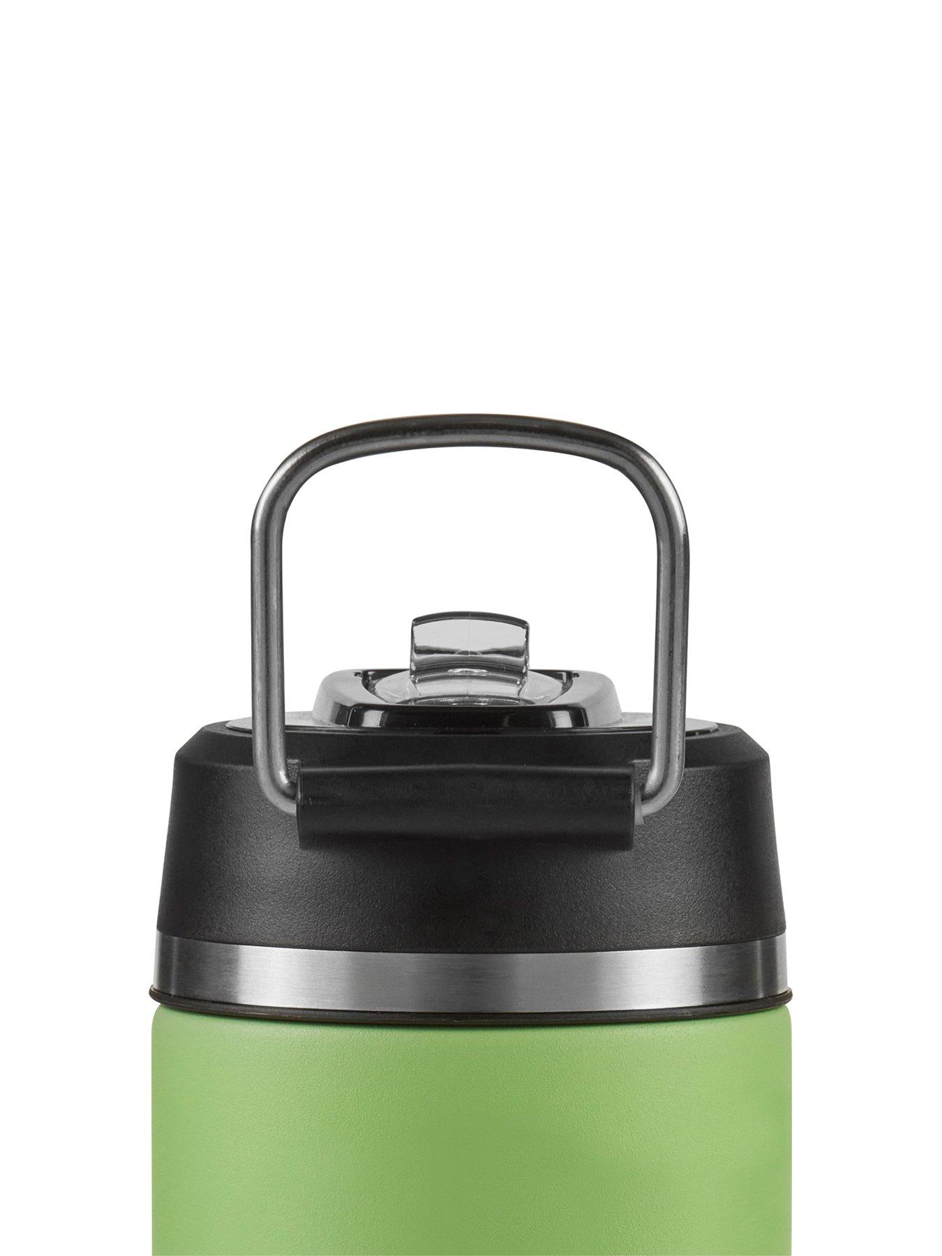  image of thermos-icon-series-530-ml-water-bottle-w-straw-lid--lime-green