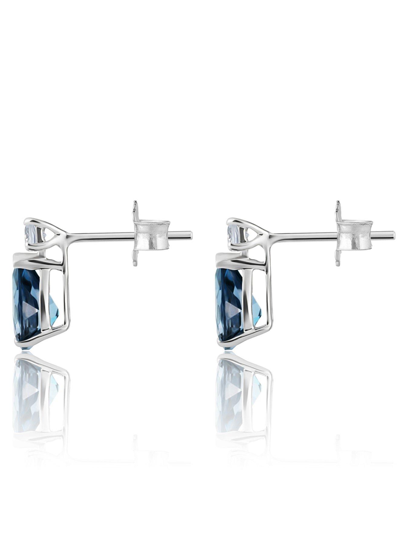 Image 2 of 5 of Love DIAMOND London Blue Topaz And Pendant