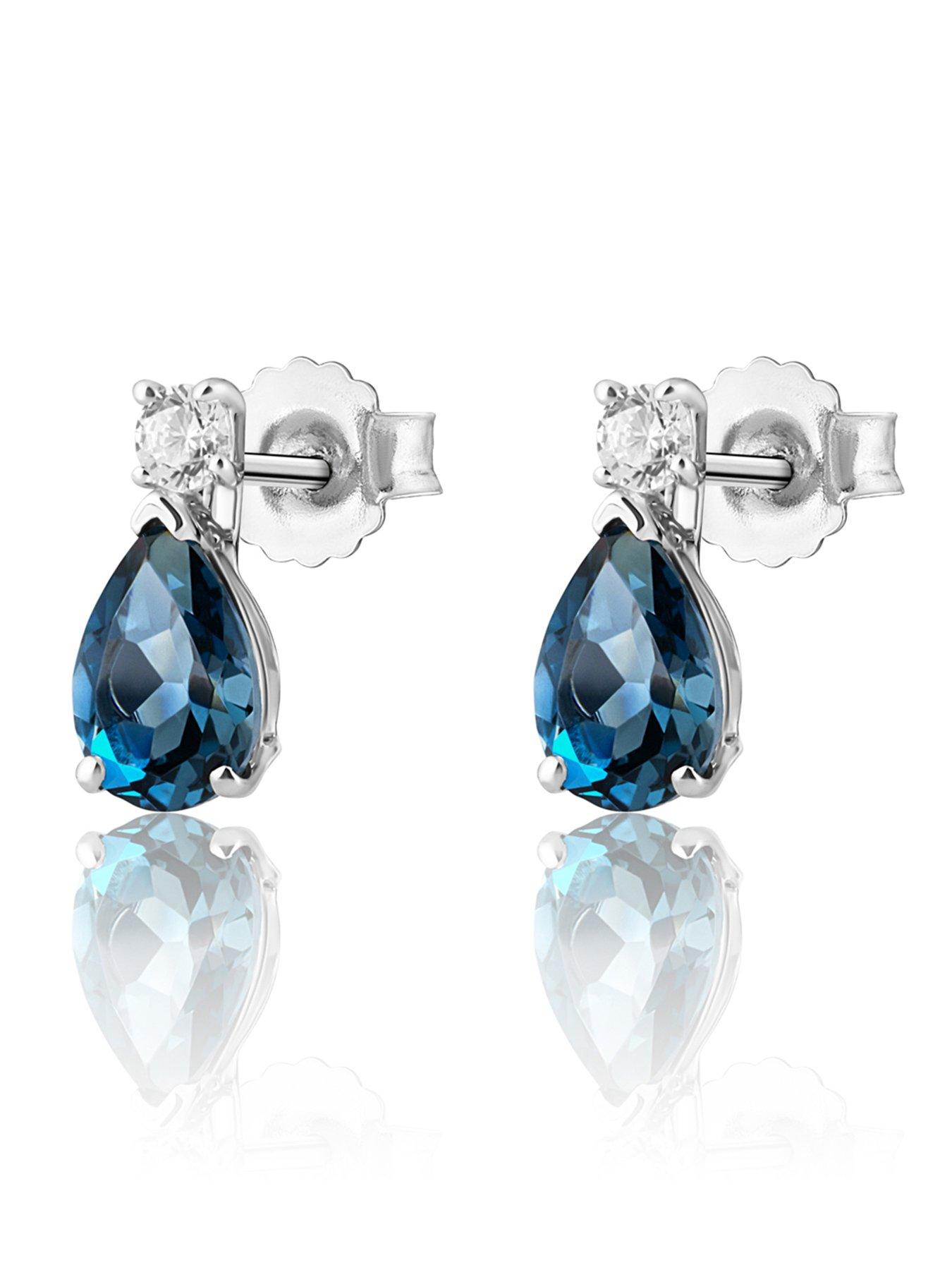 Image 3 of 5 of Love DIAMOND London Blue Topaz And Pendant