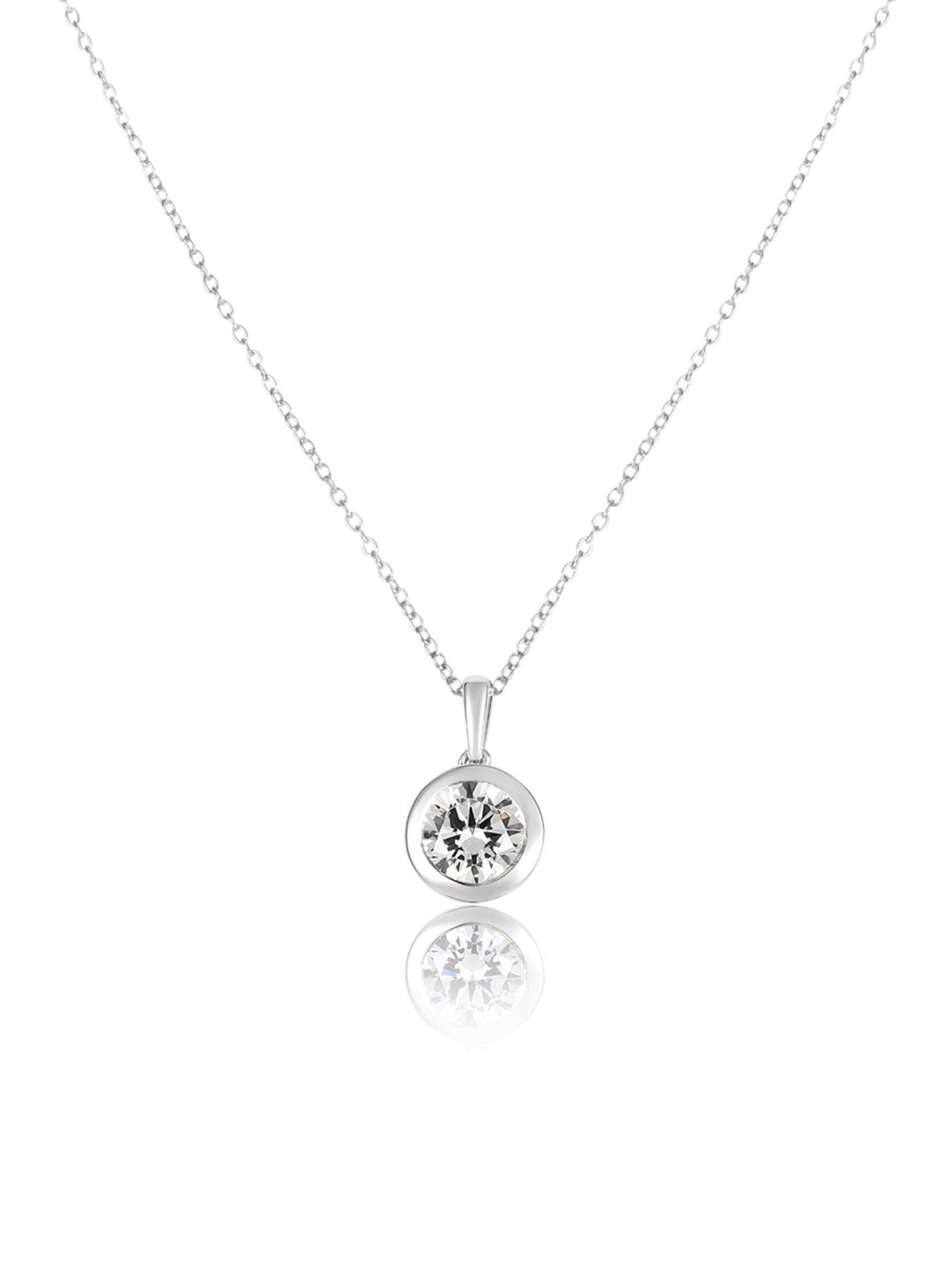 Image 3 of 5 of Love DIAMOND 2Ct Rubover Lab Grown Pendant - One Colour