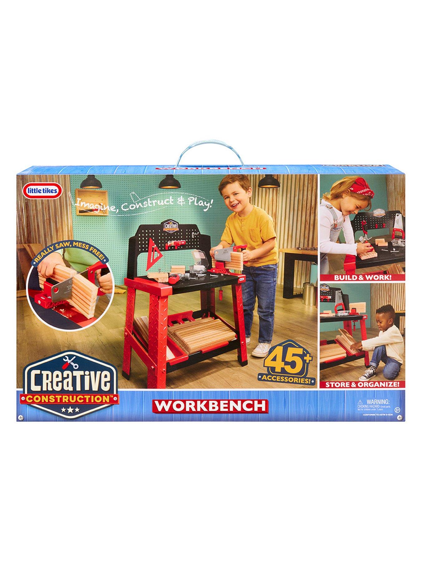 Image 6 of 6 of Little Tikes Creative Construction Workbench Playset