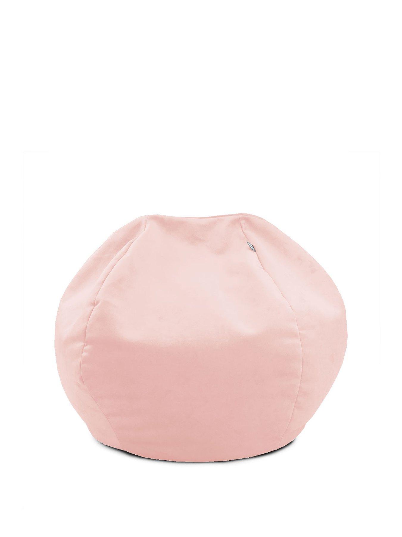 Image 2 of 4 of rucomfy Mini-Slouch Bean Bag - Velvet - Pink