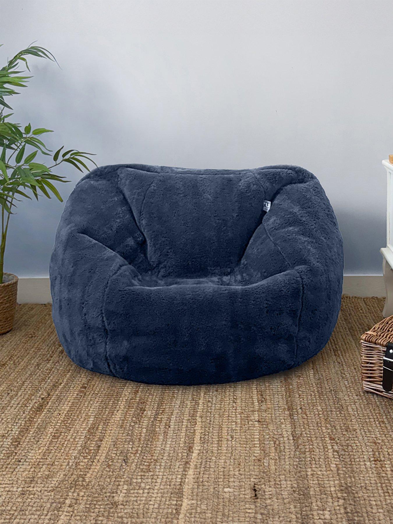 rucomfy Slouchbag Kids Bean Bag - Faux Fur
