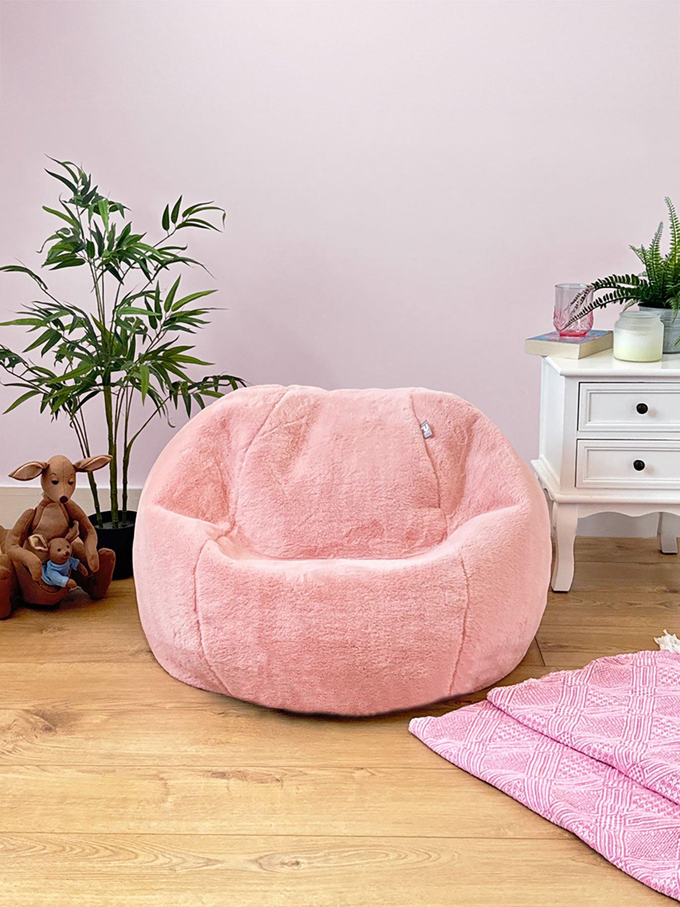 rucomfy Slouchbag Kids Bean Bag - Faux Fur