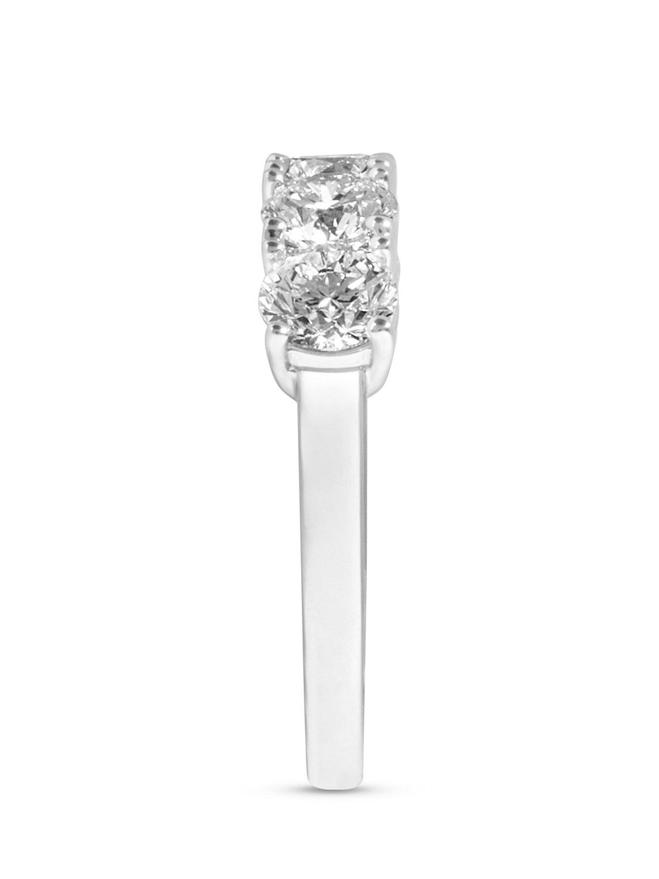  image of love-diamond-200ct-five-stone-diamond-ring-lab-grown