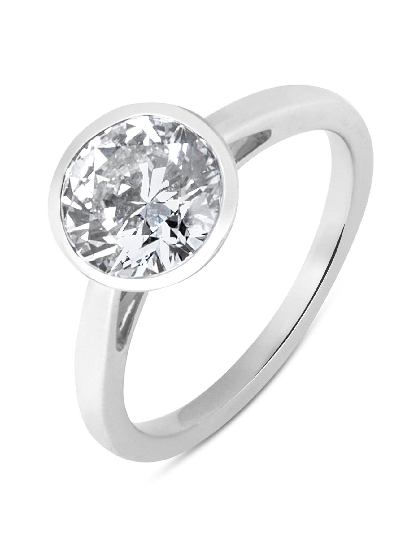 Love DIAMOND 2.00ct Oval Diamond Solitaire Ring Lab Grown