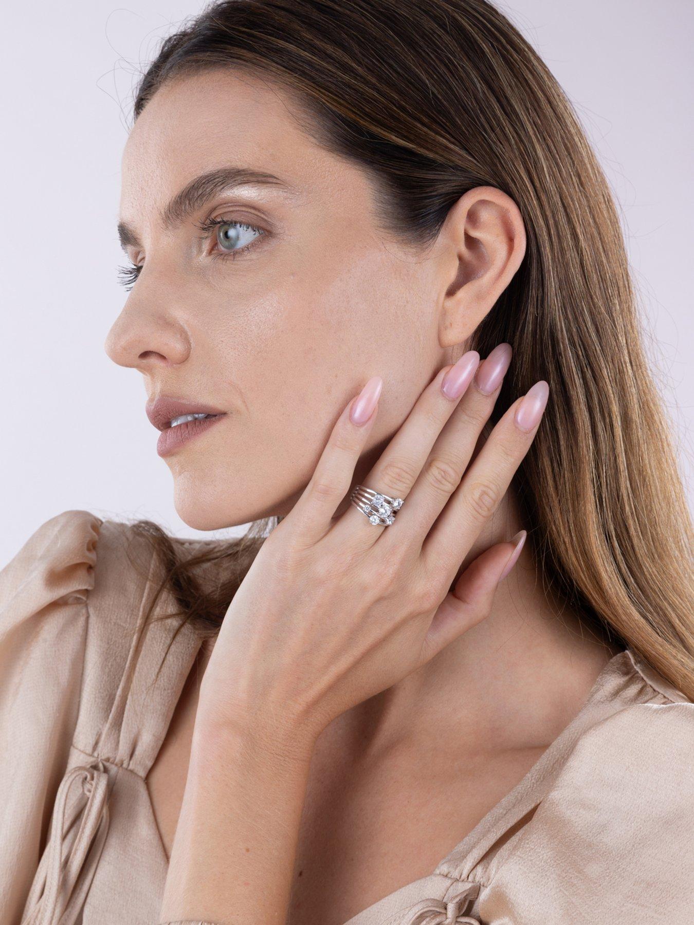  image of love-diamond-150ct-diamond-bubble-ring-lab-grown