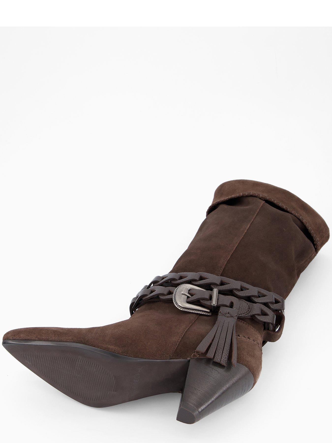  image of free-people-bridget-belt-slouch-boot-dark-brown