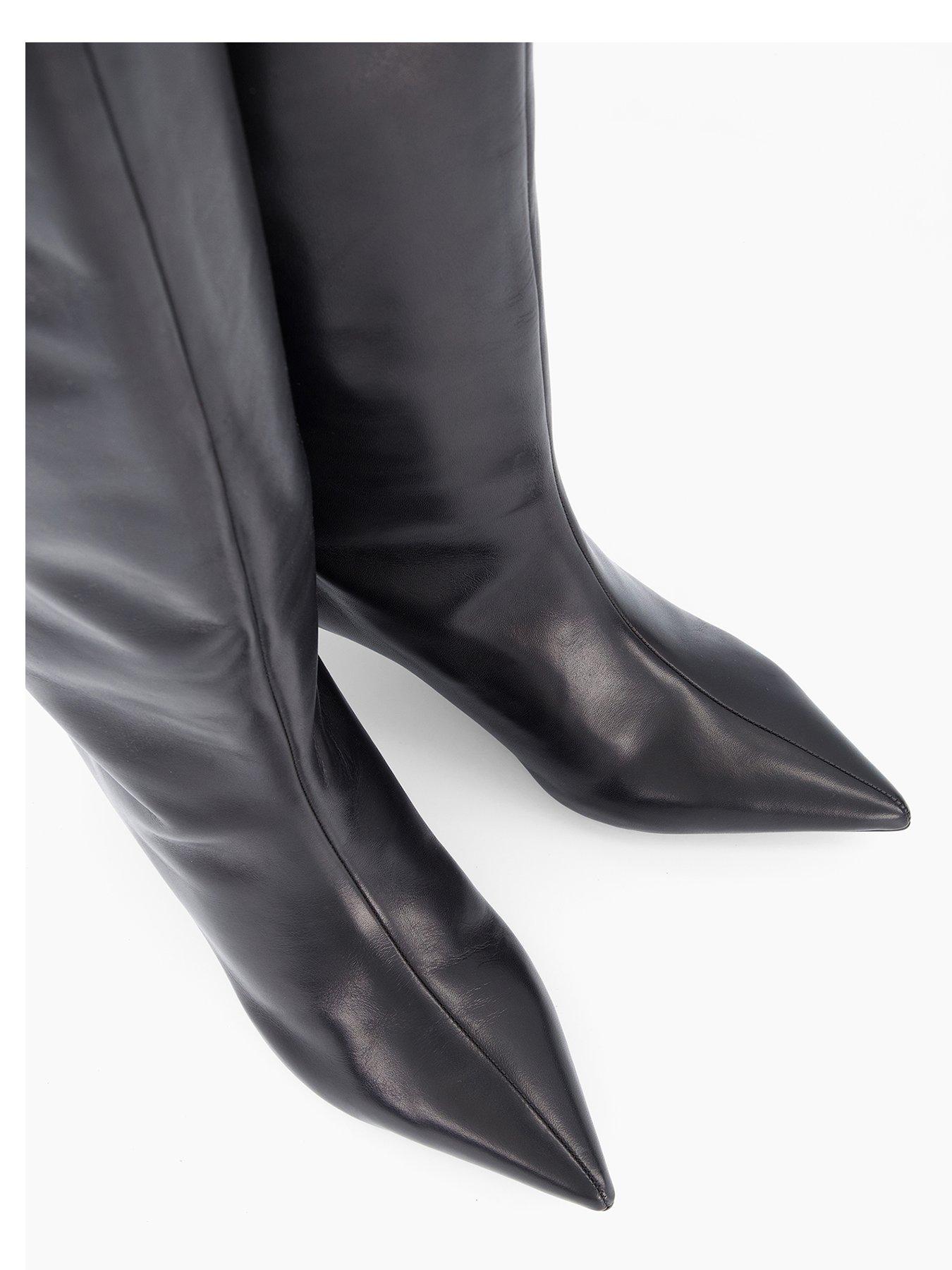  image of free-people-kiki-kitten-heel-boot-black