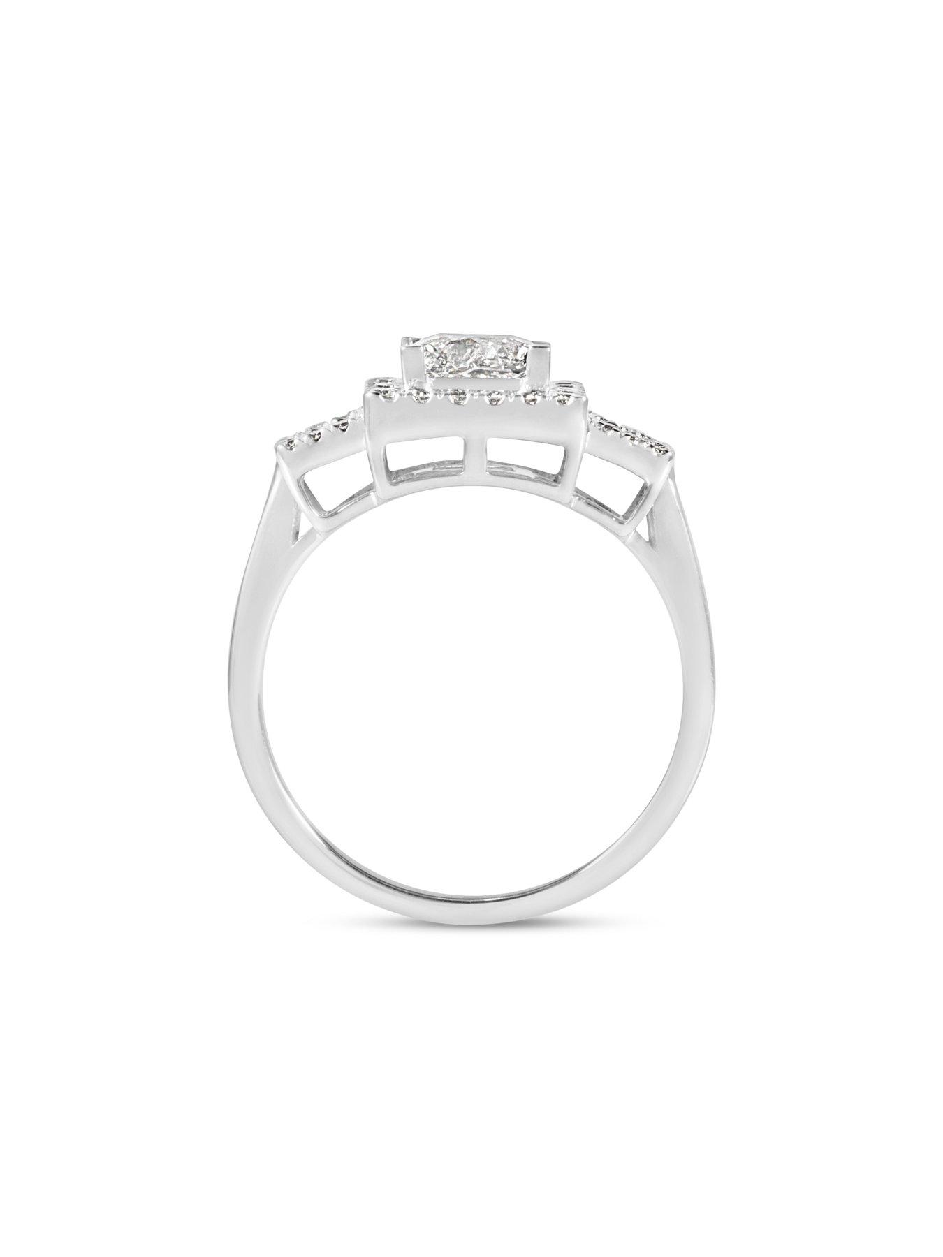 stillFront image of love-diamond-130ct-princess-cut-diamond-trilogy-cluster-ring-lab-grown