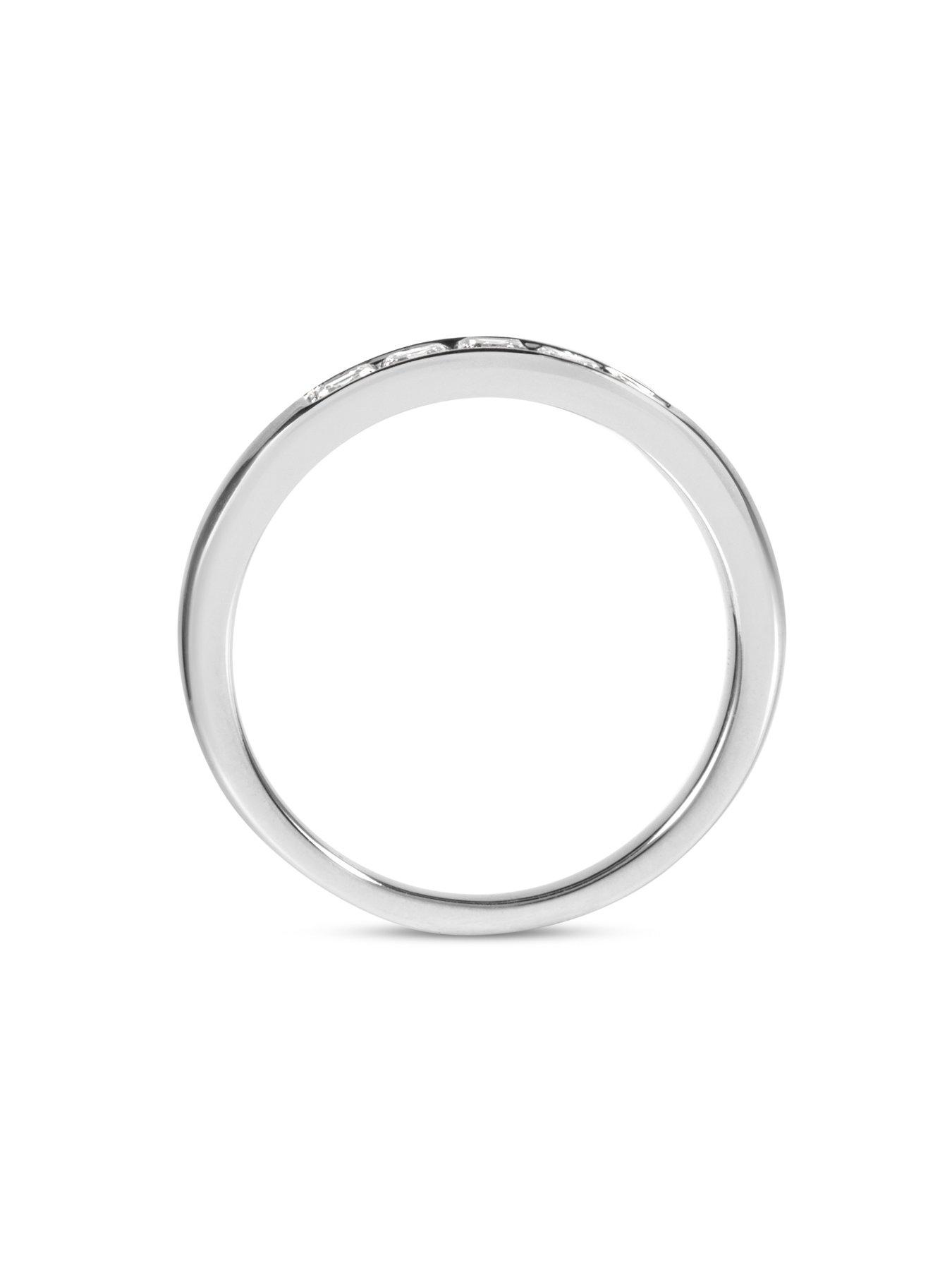  image of love-diamond-050ct-princess-cut-baguette-diamond-eternity-ring-lab-grown