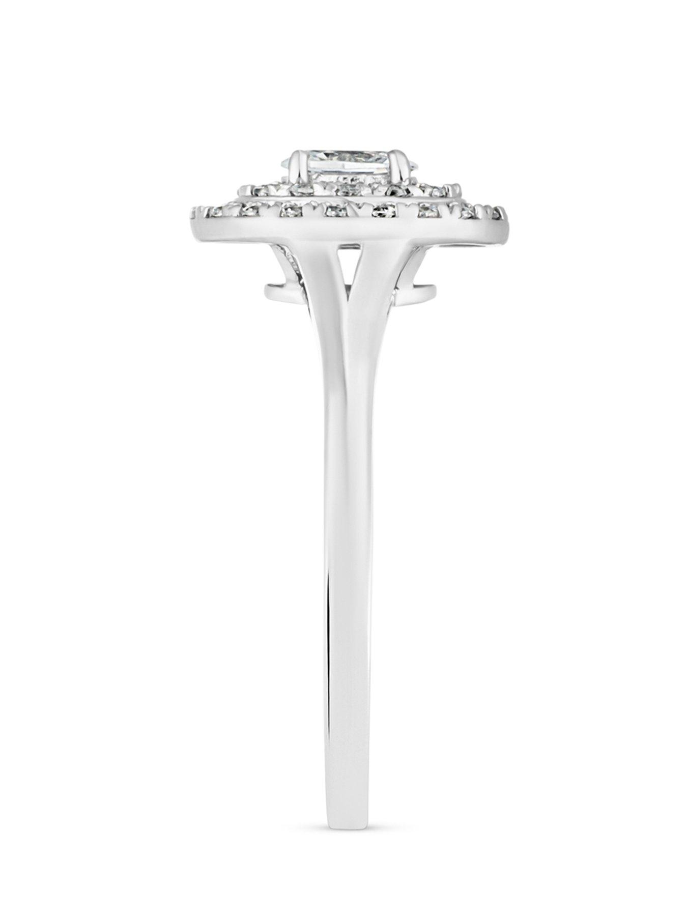  image of love-diamond-050ct-oval-double-halo-diamond-dress-ring-lab-grown