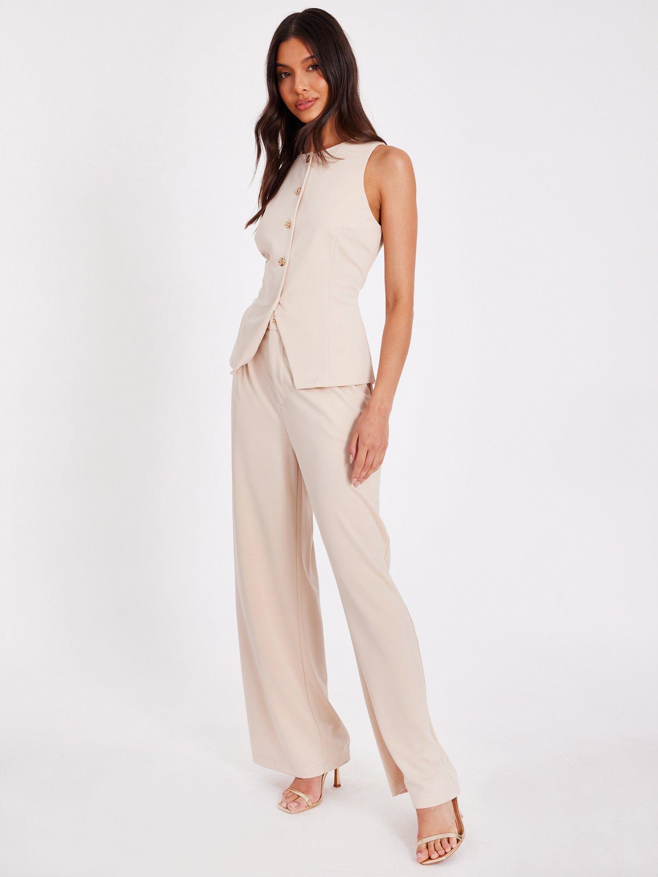 Image 3 of 6 of Quiz Stone Button Front Waistcoat