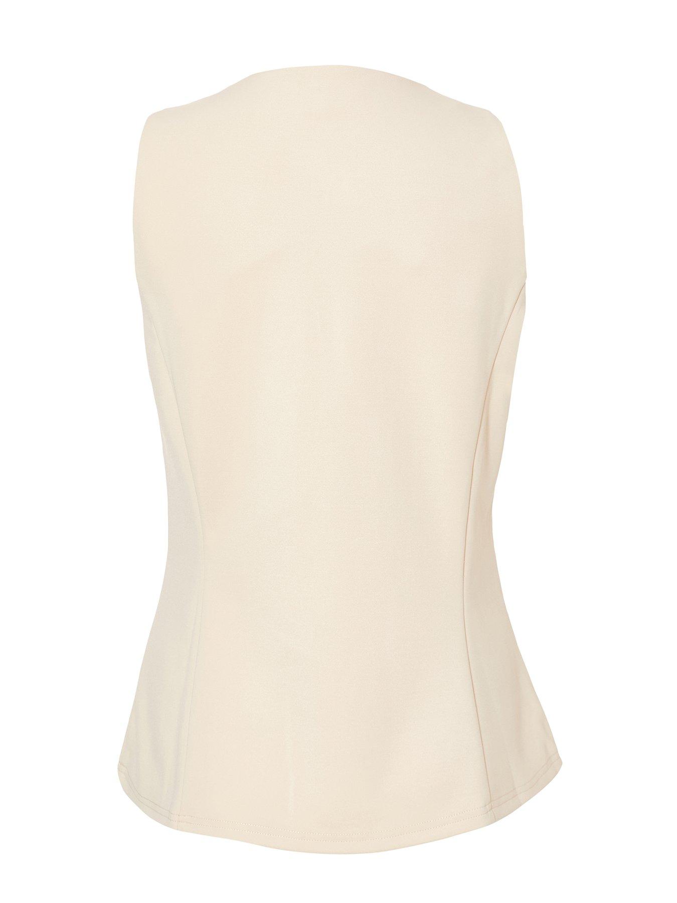 Image 5 of 6 of Quiz Stone Button Front Waistcoat