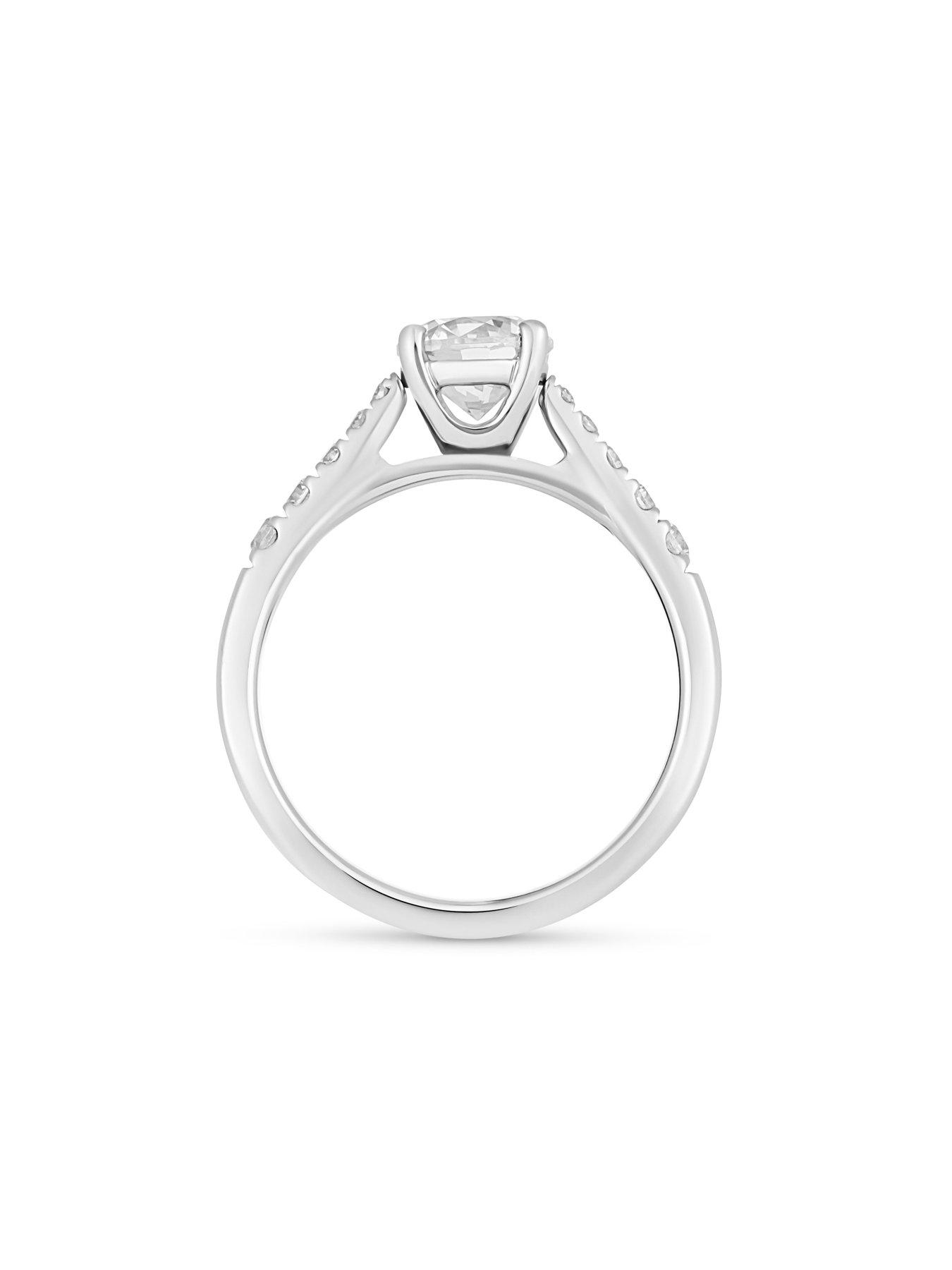 Image 2 of 5 of Love DIAMOND 1.20Ct Lab Grown Solitaire With Shoulders - One Colour