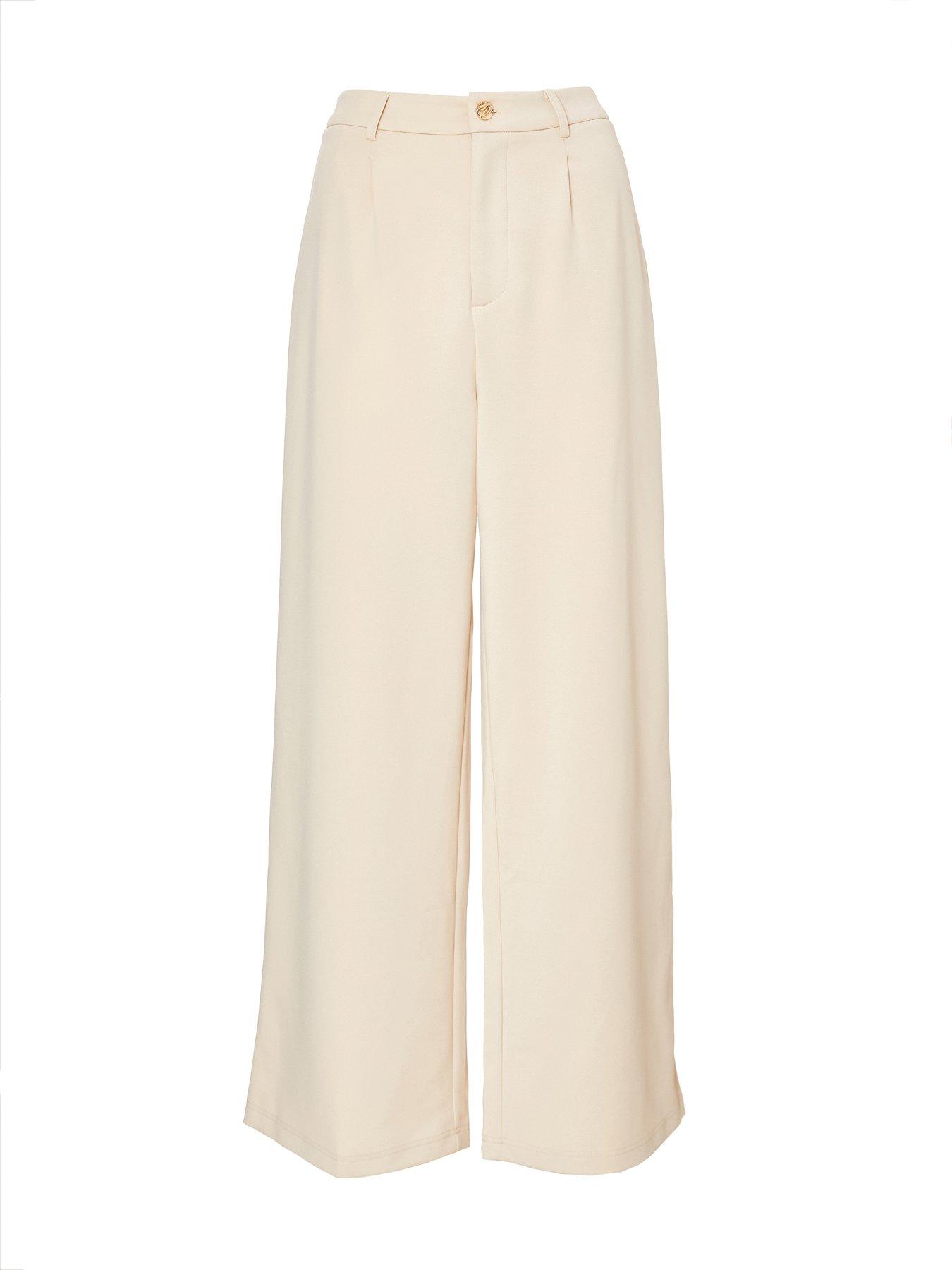 Image 4 of 6 of Quiz Stone Wide Leg Trousers