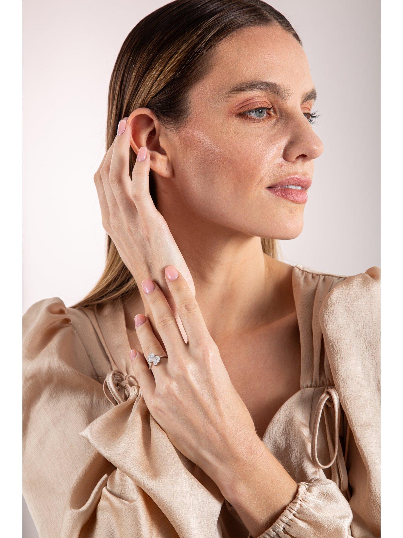  image of love-diamond-200ct-mixed-shape-me-amp-younbspdiamond-ring-oval-amp-pear-cuts-lab-grown