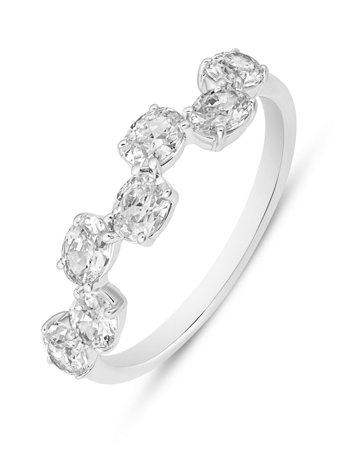 Love DIAMOND Hip Hop Oval Ring - One Colour
