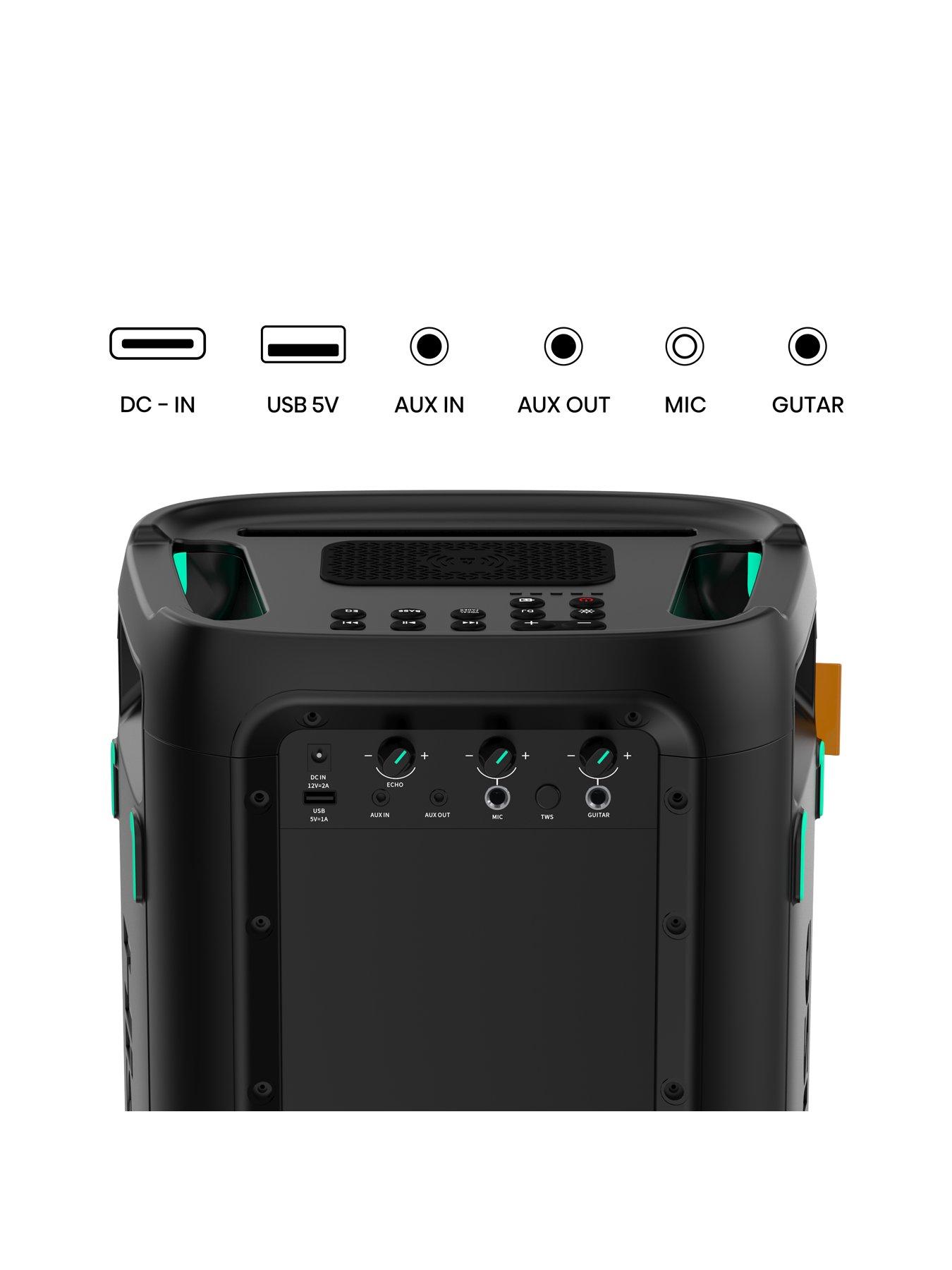 Hisense Party Storm – Altoparlante Bluetooth 300W Con Woofer, Karaoke, Ricarica Wireless E Ingressi AUX/USB - 2